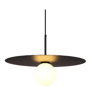 Lampa zwis Sombre CGSOMBRE-BLACK55 COPEL kula do salonu złota - Lampy sufitowe Lampa zwis Sombre CGSOMBRE-BLACK55 COPEL kula do salonu złota - Lampy sufitowe - miniaturka - grafika 1