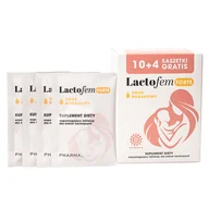 Suplementy naturalne - Lactofem Forte, smak bananowy, 10 saszetek + 4 saszetki gratis - miniaturka - grafika 1