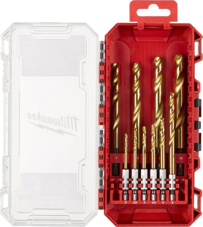 Milwaukee Wiertło WIERTŁO METAL HSS-G TIN KPL.10 SZT.
