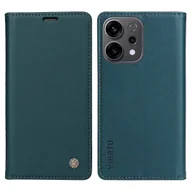 Etui i futerały do telefonów - Dla Oppo Reno14 5G (Chiny) Oppo Reno14 F 5G Oppo Reno14 5G (globalne) etui na telefony YIKATU Magnetyczne zamknięcia Zielony Green - miniaturka - grafika 1