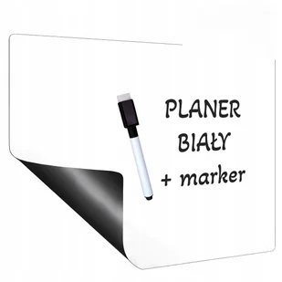 PLANER NA LODÓWKĘ magnetyczny BIAŁY 30x40 cm PUSTY / Leveldruk - Planery - miniaturka - grafika 1