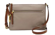 Torebki damskie - Fossil Damski Fiona Crossbody, 18 x 18 x 24 cm (szer. x wys. x gł.), szary, jeden rozmiar - miniaturka - grafika 1