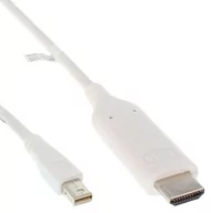 Kable - InLine Kabel Mini DisplayPort HDMI Biały 1.5m 17176I - miniaturka - grafika 1
