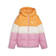Kurtki damskie - Młodzieżowa ocieplana kurtka z kapturem z poliestru PUMA Mauved Out Pink - miniaturka - grafika 1