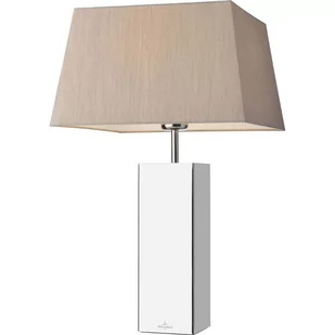 Sompex Prostokątna, wytworna lampa stołowa PRAG - Lampy stojące - miniaturka - grafika 1