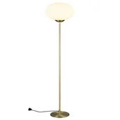 Lampy stojące - Podłogowa lampa salonowa FOMENTO 463100108 Trio bańka złoty biały - miniaturka - grafika 1
