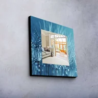 Lusterka do makijażu - CM WAL lity ma-061 ozdobnych lustro, lustro, kolorowa, 50 x 50 755MER1261 - miniaturka - grafika 1