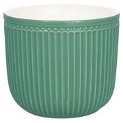 Donice - Zielona ceramiczna doniczka Green Gate Alice, ø 16 cm - miniaturka - grafika 1