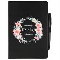 Notesy i bloczki - NOTES PLANER DŁUGOPIS A5 WCZORAJ DZISIAJ JUTRO Wzo - miniaturka - grafika 1