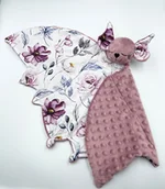 Maskotki i pluszaki - Przytulanka nietoperz dla niemowląt Akwarelowy Bukiet - miniaturka - grafika 1