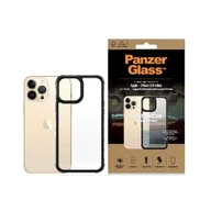 Etui i futerały do telefonów - Etui PanzerGlass ClearCase antybakteryjne z certyfikatem Military Grade na iPhone 13 Pro Max - przezroczysto-czarne - miniaturka - grafika 1