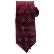 Krawaty i muchy męskie - Krawat bordowy mikro kropki EM 104 - EM Men's Accessories - miniaturka - grafika 1