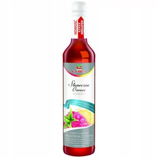 Cymes Syrop o smaku maliny z cytryną ,,Słoneczne owoce,, 420 ml - Syropy i koncentraty owocowe - miniaturka - grafika 1