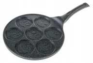 Patelnie - PATELNIA MARMUROWA do Placków PANCAKES Jajek 2411 - miniaturka - grafika 1