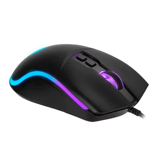 Marvo Mysz M358, 7200DPI, optyczna, 7kl., przewodowa USB, czarna, do gry, podświetlona - Myszki - miniaturka - grafika 4