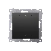 Sterowniki i przekaźniki - Sterownik przyciskowy Kontakt-Simon 54 GO DEZ1W.01/49 do obsługi rolety, żaluzji, markizy, firany, sterowany smartfonem [WiFi]; 2x5A, 230V moduł czarn - miniaturka - grafika 1