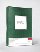 Pościel - POŚCIEL ADAMASZEK 220x200 ZIELONA JEDNOBARWNA PASY KOMPLET POŚCIELI STYLOWY - miniaturka - grafika 1