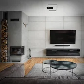 Lampy sufitowe - Lampa sufitowa LED Nico, 3 000 K, kątowa, czarna - miniaturka - grafika 1