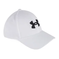 Czapki damskie - Czapka z daszkiem męska Under Armour Blitzing biała 1376700 L-XL - miniaturka - grafika 1