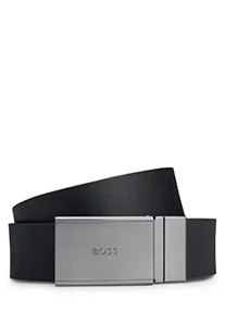 BOSS Męski pasek Gemmy-Soft_Gb35_pp, Black4, ONESI - Paski - miniaturka - grafika 1