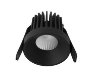 Lampy pozostałe - TERCERO LE61328 Lampa natynkowa LED o cylindrycznym kształcie czarna z aluminiowym korpusem - miniaturka - grafika 1