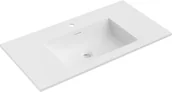 Umywalki - Mexen Otis umywalka wpuszczana w blat 91 x 46,5 cm, biała mat - 25189001 - miniaturka - grafika 1