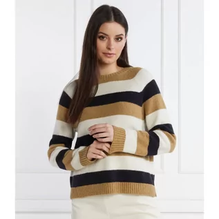 Swetry damskie - BOSS Sweter Febisani | Regular Fit | z dodatkiem wełny - grafika 1
