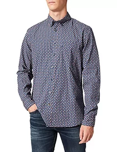 camel active Koszula męska, niebieski (Night Blue), XL - Koszule męskie - miniaturka - grafika 1
