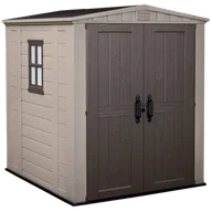 Altany ogrodowe - Keter Domek ogrodowy Factor, kremowy, 178x195,5x208 cm - miniaturka - grafika 1