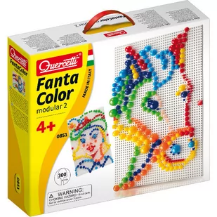 Quercetti FANTACOLOR MOZAIKA 300 szt QU-0851 - Zabawki kreatywne - miniaturka - grafika 3