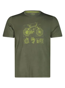 CMP Koszulka funkcyjna w kolorze khaki - Koszulki sportowe męskie - miniaturka - grafika 1