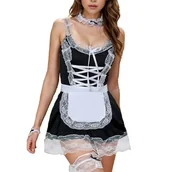 Komplety bielizny - Przebranie Niegrzecznej Pokojówki Strój Komplet - S/M - miniaturka - grafika 1