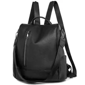 Torebki damskie - Alessio PLECAK POJEMNY ELEGANCKI MIEJSKI torba / plecak 2w1 ANTYKRADZIEŻOWY - miniaturka - grafika 1