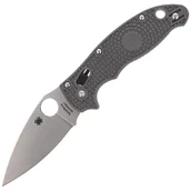 Noże - Nóż składany Spyderco Manix 2 Gray FRCP Maxamet Plain (C101PGY2) - miniaturka - grafika 1