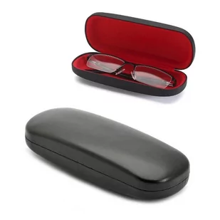 Etui na okulary czarno czerwone w twardej obudowie SQ75-RED - Akcesoria do okularów - miniaturka - grafika 1