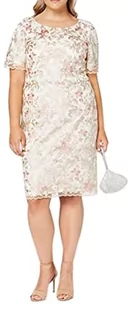 Gina Bacconi Damska sukienka na matkę dla panny młodej, beżowa/różowa, 16 - Sukienki - miniaturka - grafika 1