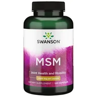 Suplementy diety - Siarka MSM - Metylosulfonylometan 1000 mg (120 kaps.) - miniaturka - grafika 1
