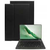 Etui do tabletów - Etui do Honor MagicPad 2 12.3 Case Obudowa Pokrowiec Futerał z klawiaturą Bluetooth czarne - miniaturka - grafika 1