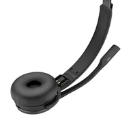 Słuchawki - EPOS SENNHEISER IMPACT SDW 5063 - EU Zestaw słuchawkowy Bezprzewodowy Opaska na głowę Czarny, Srebrny - miniaturka - grafika 1