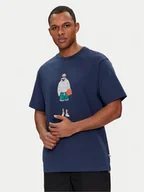 Koszulki męskie - New Balance T-Shirt Basketball Style MT41578 Granatowy Relaxed Fit - miniaturka - grafika 1