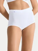 Majtki damskie - Sloggi Figi klasyczne z wysokim stanem Basic 10007656 Biały - miniaturka - grafika 1