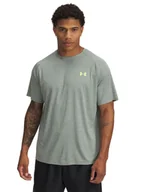 Koszulki sportowe męskie - Under Armour Koszulka sportowa "Tech Textured" w kolorze szarym - miniaturka - grafika 1