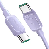 Akcesoria do słuchawek - Kabel Usb C – Lightning 20W 1,2 M Joyroom S-Cl020A14 – Fioletowy - miniaturka - grafika 1