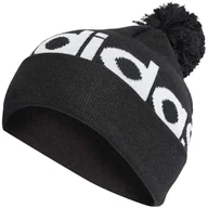 Czapki damskie - Czapka adidas Pompom czarna IB2654 Dorośli S/M - miniaturka - grafika 1