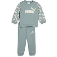 Odzież sportowa dziecięca - Dres Puma Minicats Sandy Adventures Crew Set Tr Inf, Dzieci - miniaturka - grafika 1