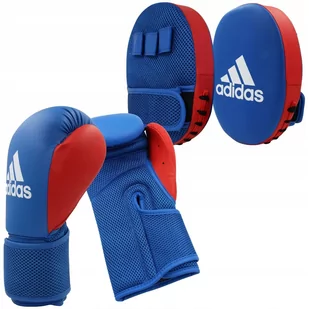Zestaw Bokserski Adidas Dla Dzieci Rękawice 6 Oz Tarcze Łapy Trenera - Rękawice bokserskie - miniaturka - grafika 1
