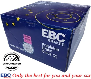 Przednia NACINANA tarcza hamulcowa EBC seria USR Cadillac DeVille 2000-2005 - Tarcze hamulcowe - miniaturka - grafika 3