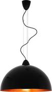 Lampy sufitowe - Nowodvorski HEMISPHERE L CZARNO-Złoto 4844 LAMPA wisząca 744 / 4844 - miniaturka - grafika 1