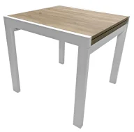Stoły - Kwadratowy rozkładany stół dąb sonoma + biały R8-K22 - miniaturka - grafika 1