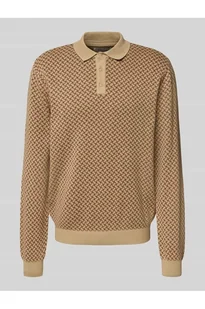 Sweter z dzianiny z kołnierzykiem polo model BAO POLO KNIT - Blend - Swetry męskie - miniaturka - grafika 1